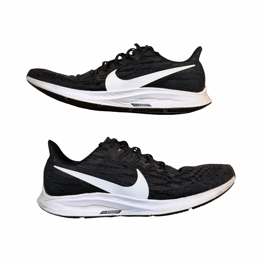 Nike Mens Air Zoom Pegasus 36 AQ2203-002 Black Running Shoes Sneakers Size 11.5